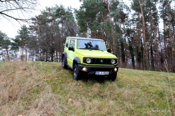 Suzuki Jimny im Gras