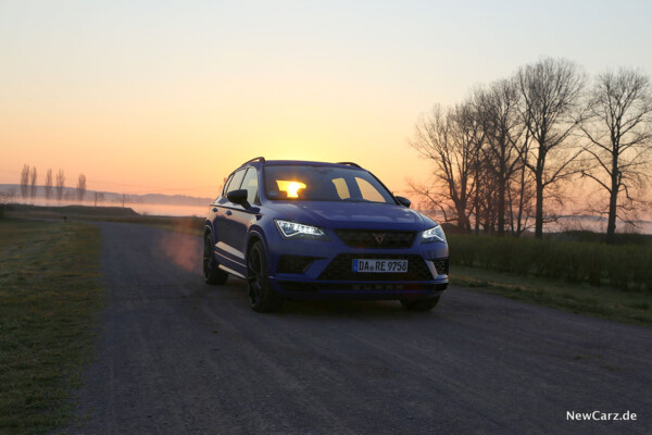 Cupra Ateca ABT bei Sonnenaufgang