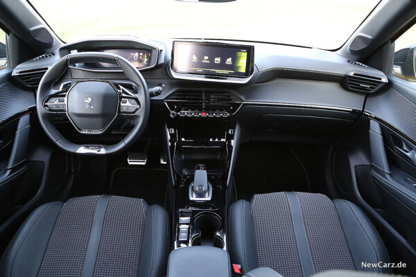 Interumententafel Peugeot 208