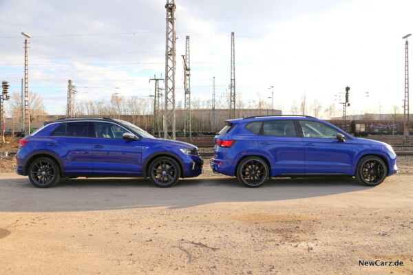 Vergleich VW T-Roc gegen Cupra Ateca