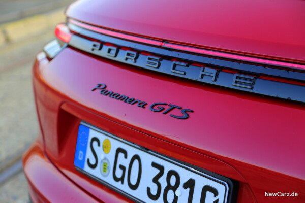 Panamera GTS-Schriftzug