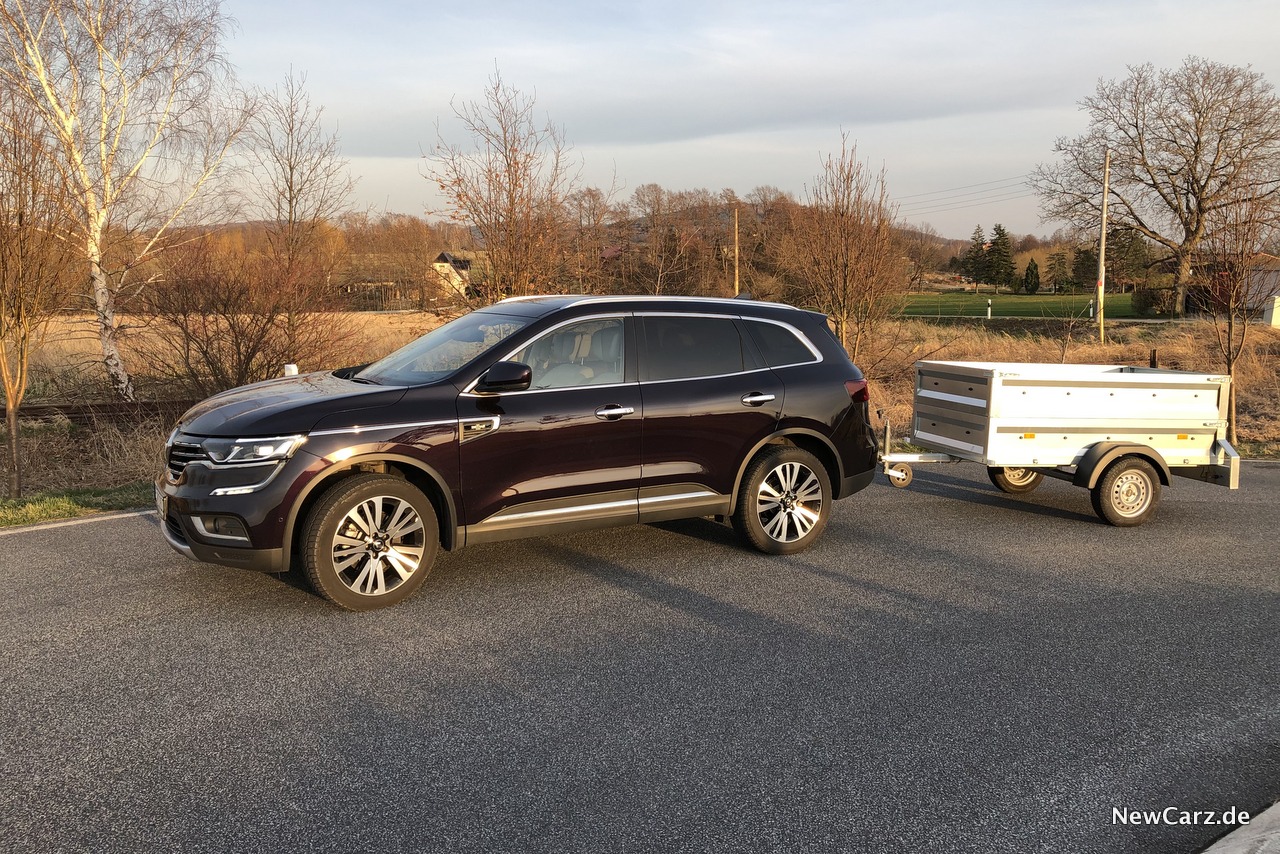 Renault Koleos Dauertest – Zugbetrieb und Zuladung