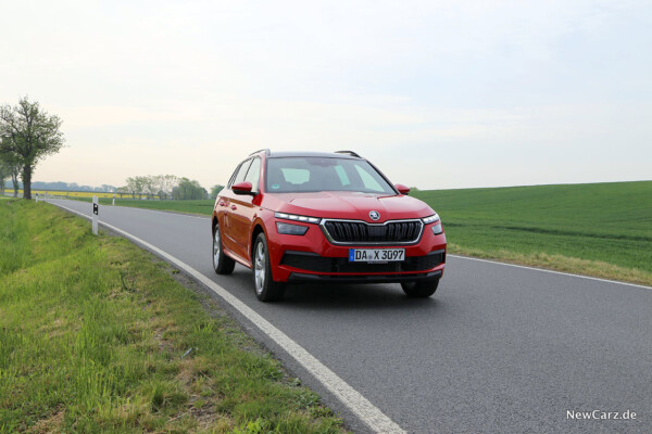 Skoda Kamiq auf Asphalt