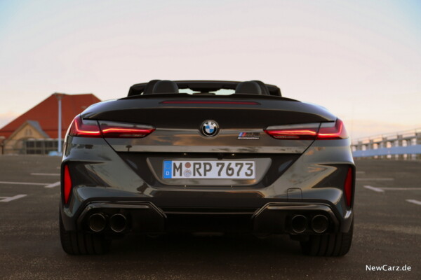 BMW M8 Competition Cabriolet Heck