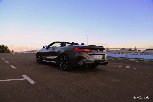 BMW M8 Competition Cabriolet on track