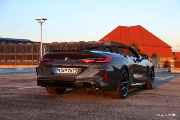 BMW M8 Competition Cabriolet Sunset