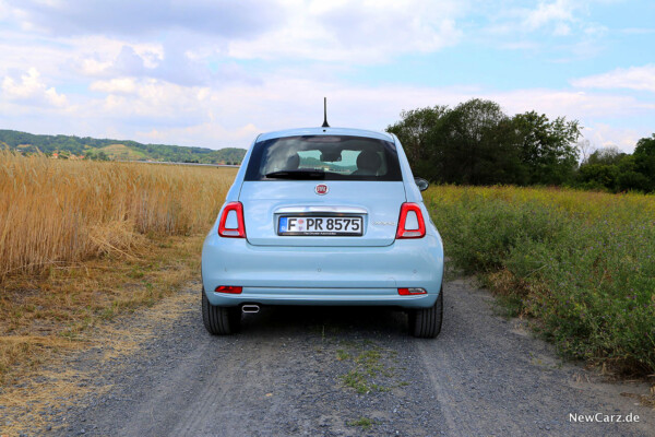 Fiat 500 Hybrid Heck