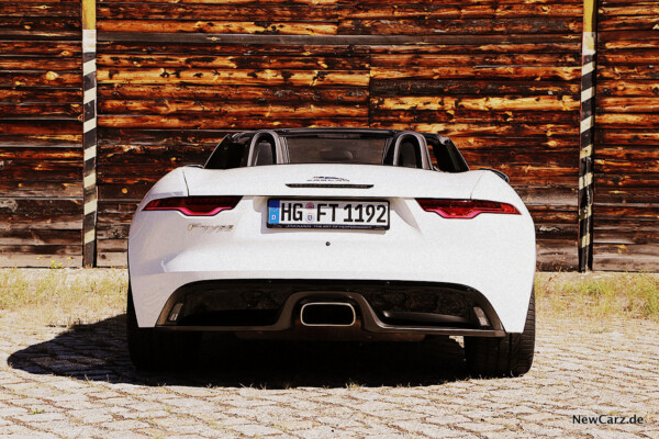 Jaguar F-Type Cabrio Heck
