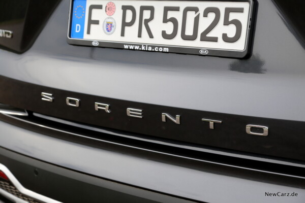 Sorento Schriftzug Heckklappe