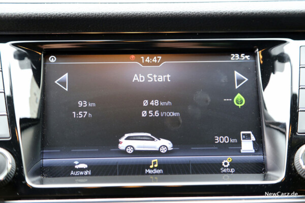 Drittelmix im Skoda Fabia Combi 1.0 TSI