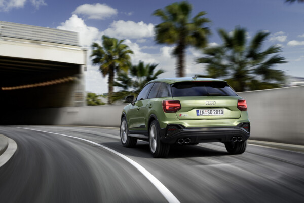 Audi SQ2 on road