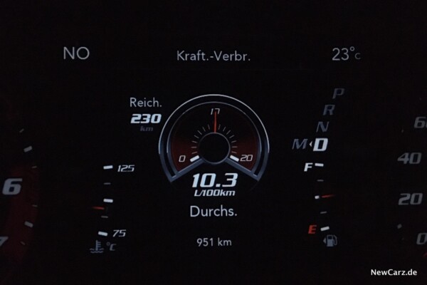 Sparrunde Verbrauch Dodge Charger SRT Hellcat