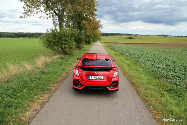 Honda Civic Facelift Heck oben