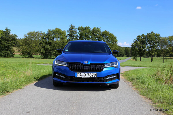 Skoda Superb Facelift Front