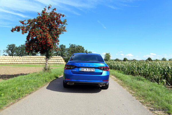 Skoda Superb Facelift Heck