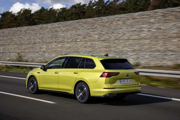 VW Golf 8 Variant on road