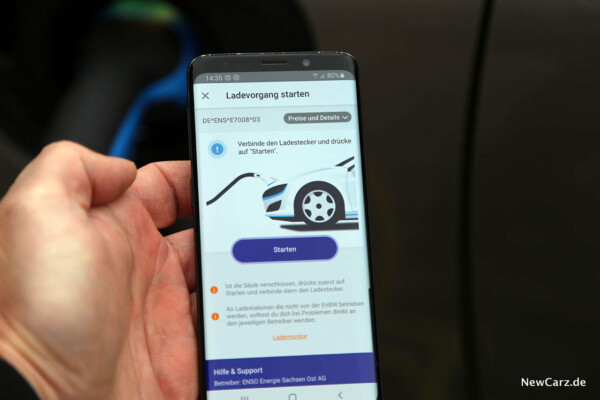 App für Ladevorgang