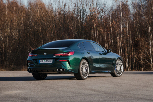 BMW Alpina B8 Gran Coupe schräg hinten