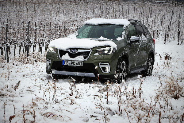 Subaru Forester e-Boxer auf Schnee