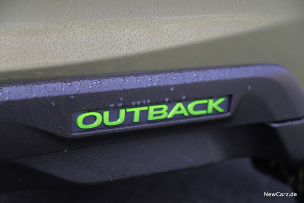 Outback 2021 Schriftzug