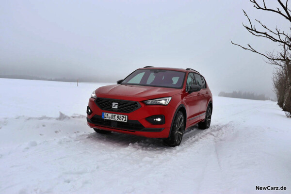 Seat Tarraco FR4 auf Schnee