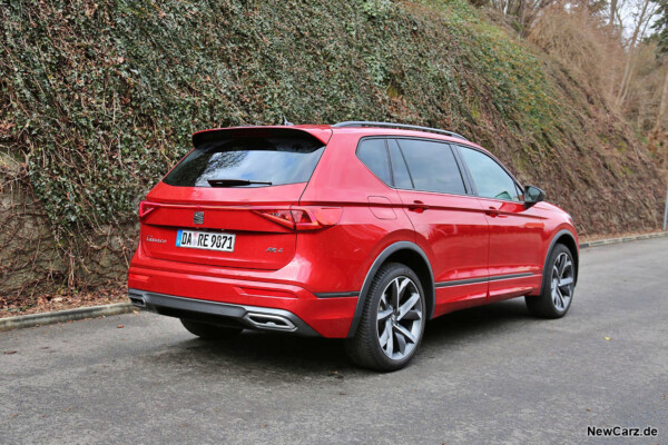 Seat Tarraco FR4 schräg hinten rechts