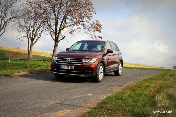 VW Tiguan Facelift schräg vorn links