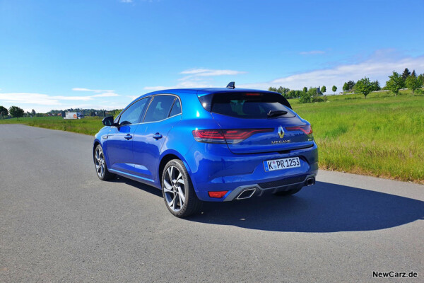 Renault Megane RS Line schräg hinten links