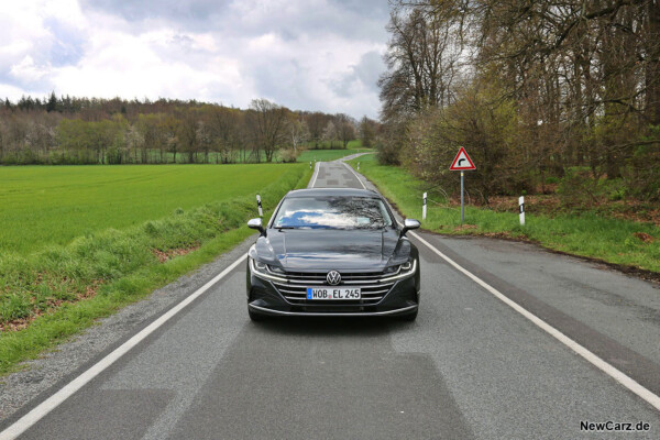 VW Arteon Shooting Brake on road