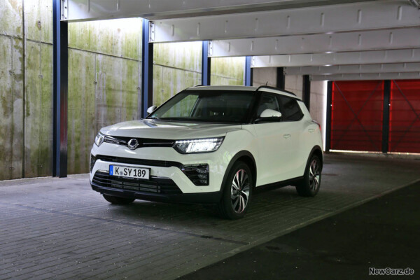 SsangYong Tivoli Tiefgarage