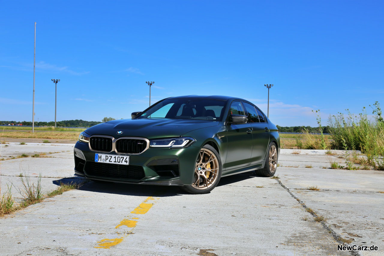 BMW M5 CS: Gelbe Gefahr