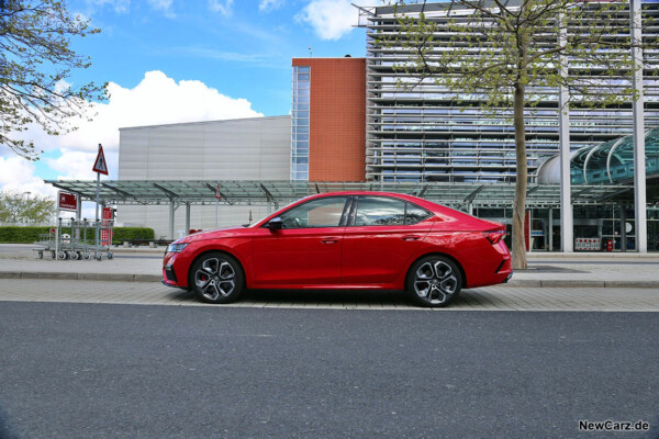 Skoda Octavia RS TSI Seitanansicht