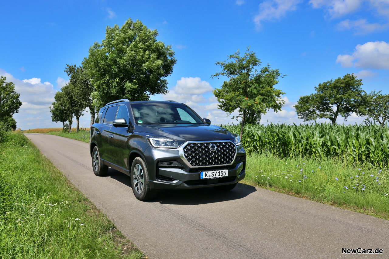 SsangYong Rexton  Test –  Abfangkurs initialisiert