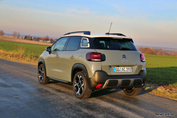 Citroen C3 Aircross Facelift schräg hinten links