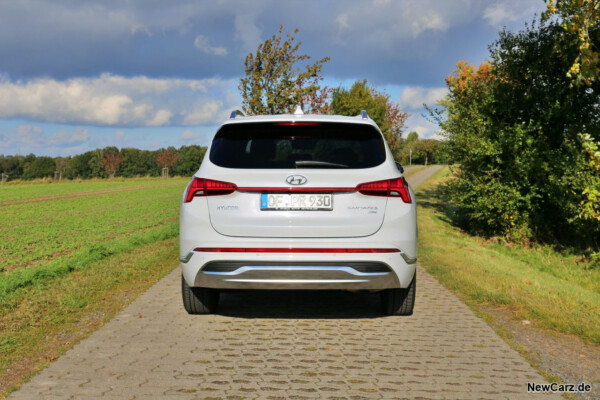 Hyundai Santa Fe Facelift Heck