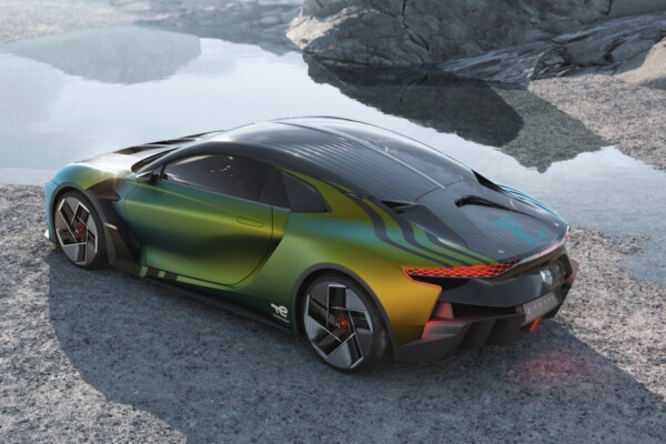 DS E-Tense Performance schräg hinten oben links