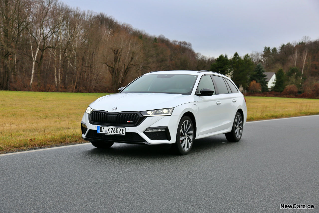 Skoda Octavia Combi RS iV  Test –  Sport trifft Elektromobilität