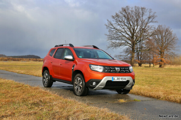 Dacia Duster Facelift schräg vorne rechts