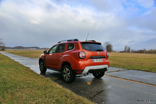 Dacia Duster Facelift schräg hinten links