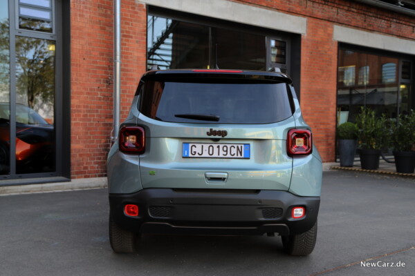 Jeep Renegade e-Hybrid Heck