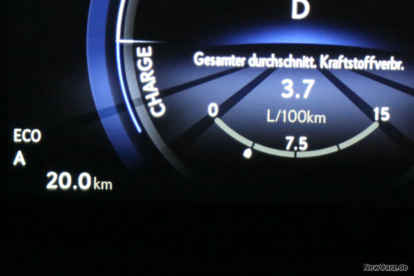 Sparrunde Verbrauch Lexus NX 450h+
