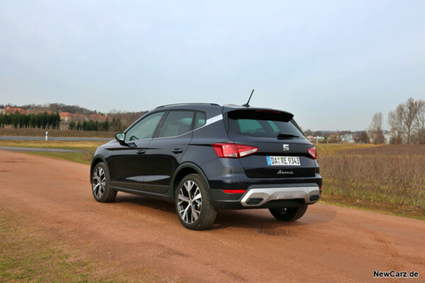 Seat Arona Facelift schräg hinten links