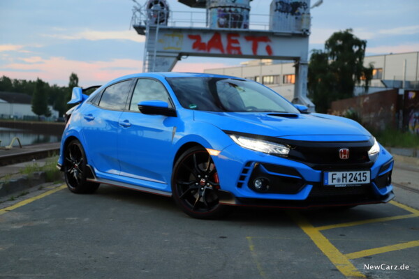 Honda Civic Type R Facelift Blau