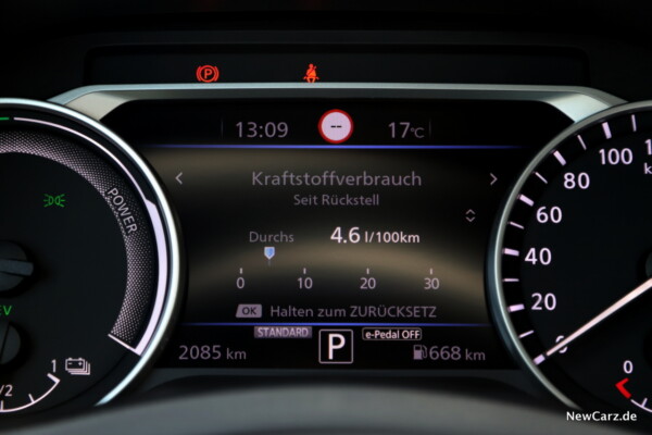 Nissan Juke Hybrid Verbrauch