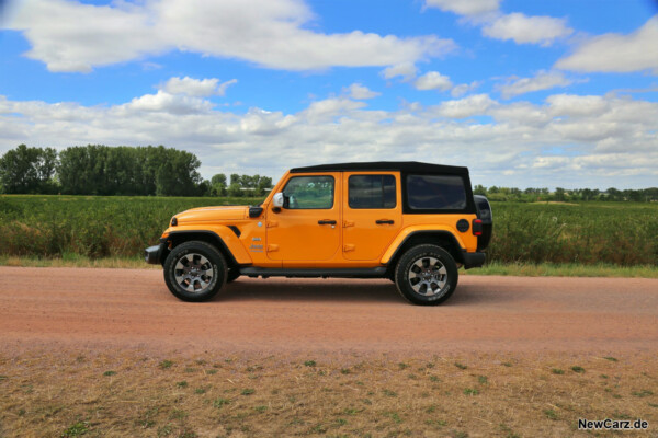 Jeep Wrangler 4xe Seitenansicht