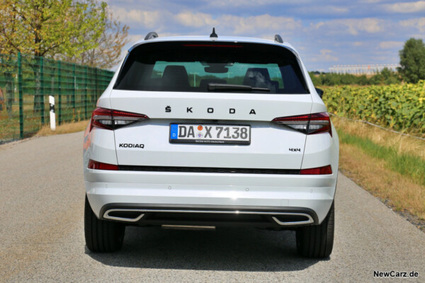 Skoda Kodiaq Facelift Heck