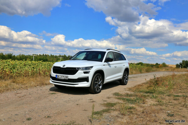 Skoda Kodiaq Facelift schräg vorne links