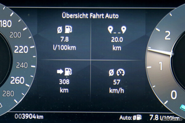 Sparrunde Verbrauch Range Rover Evoque P300