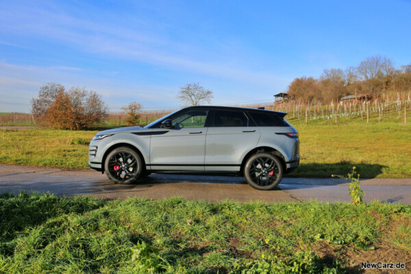 Range Rover Evoque P300 Seitenansicht