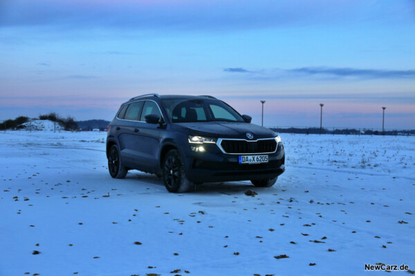 Skoda Karoq Facelift Lights on